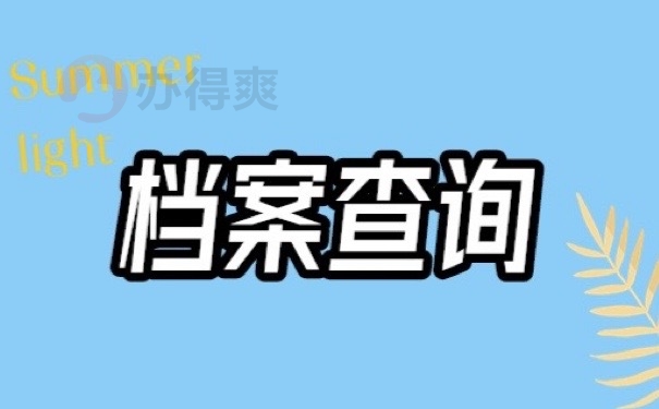 档案查询