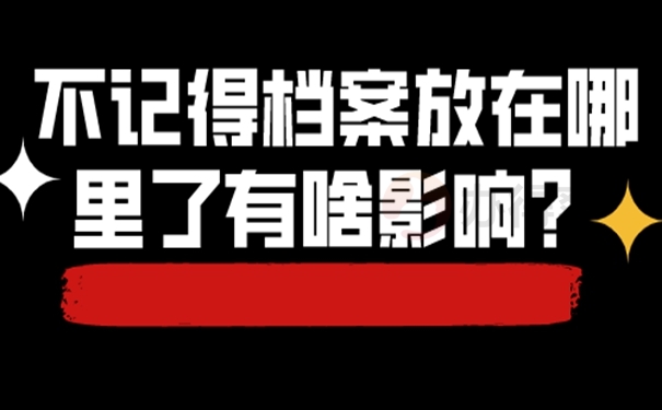 档案查询的经过：