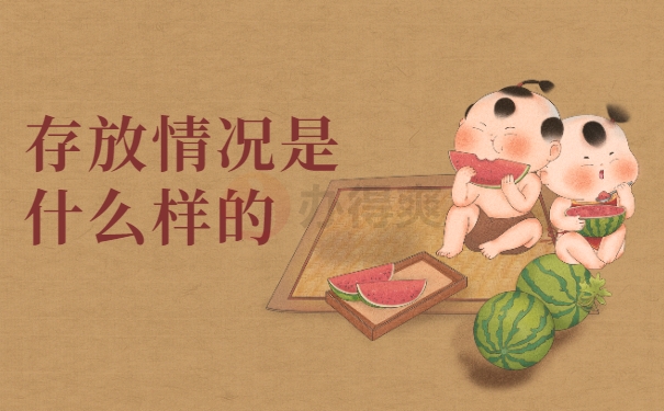 存放情况