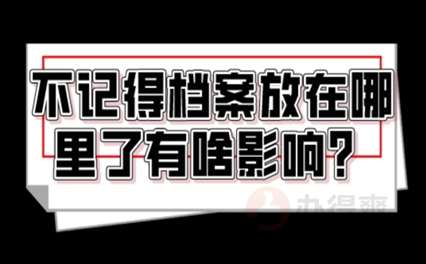 档案查询的必要性？