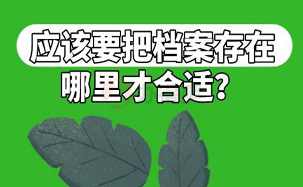 个人档案的托管方案是啥？