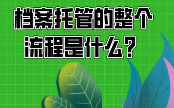 请查收档案托管方法？