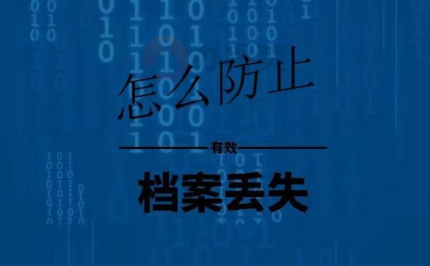 怎么防止档案丢失