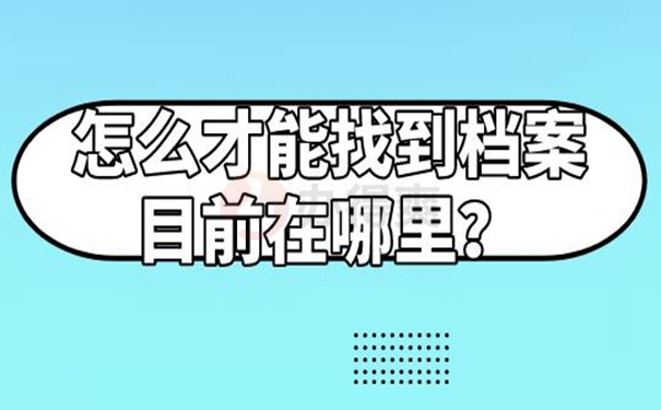 个人档案的具体查询流程是啥？