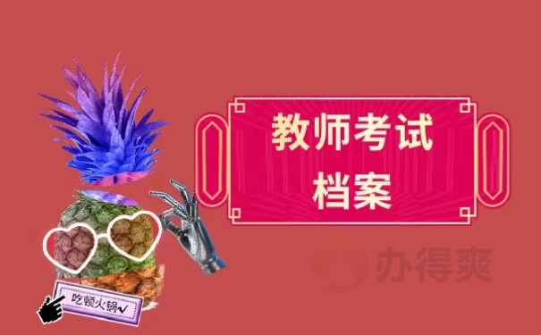 教师考试档案