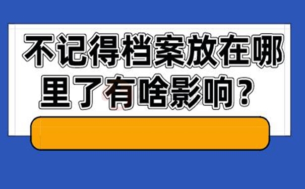 在哪个地方查询档？