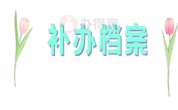 补办档案