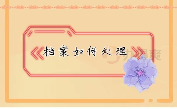 档案如何处理