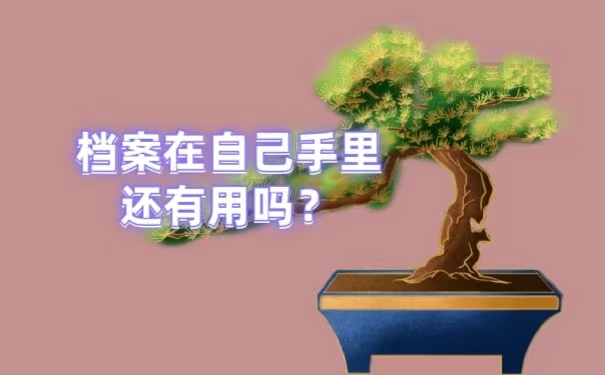档案在自己手里还有用吗？