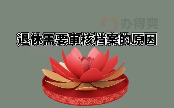 退休需要审核档案的原因