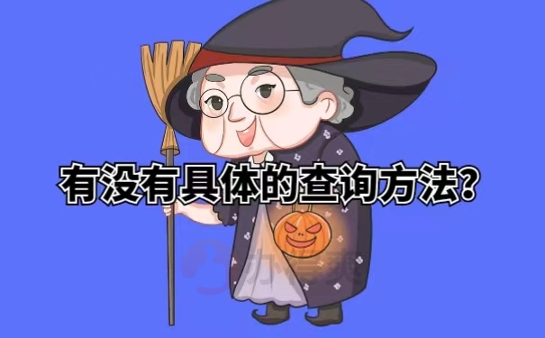有没有具体的查询方法？
