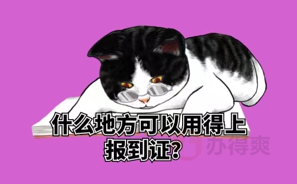 什么地方可以用得上报到证？