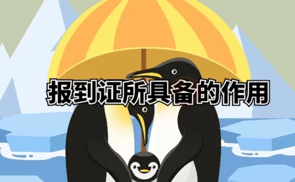 报到证所具备的作用