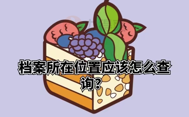 档案所在位置应该怎么查询？