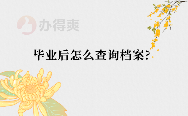 档案查询