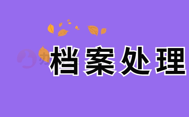 档案处理