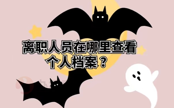 离职人员在哪里查看个人档案 ？