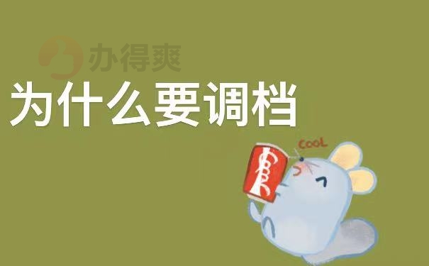 为什么要调档