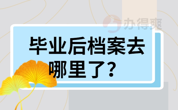 毕业后档案去哪里了？