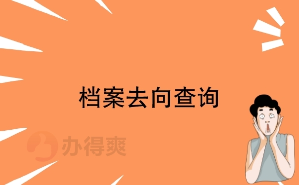 档案去向查询