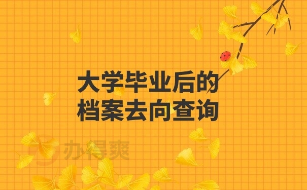 档案去向查询