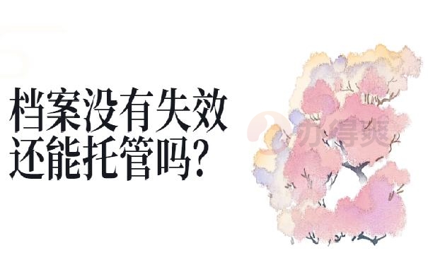 档案袋在自己手里