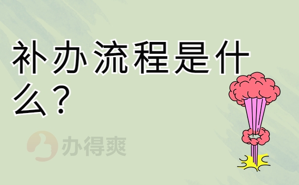 补办流程是什么？