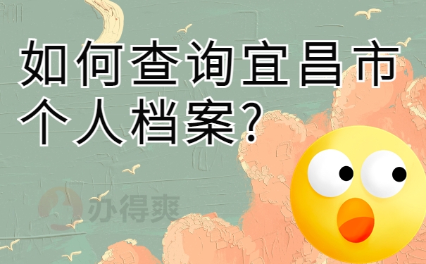 如何查询宜昌市个人档案?