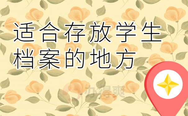 适合存放学生档案的地方