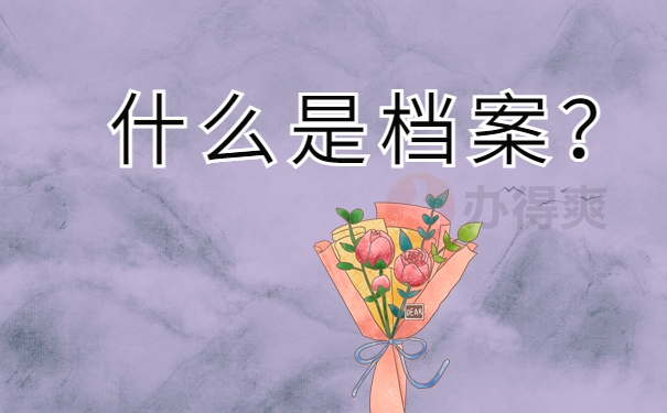 、什么是档案？