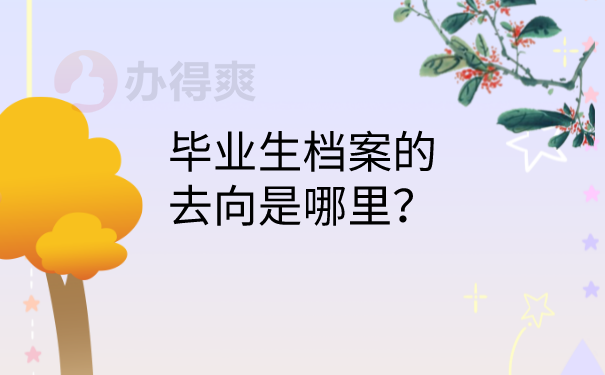 档案的去向是哪里