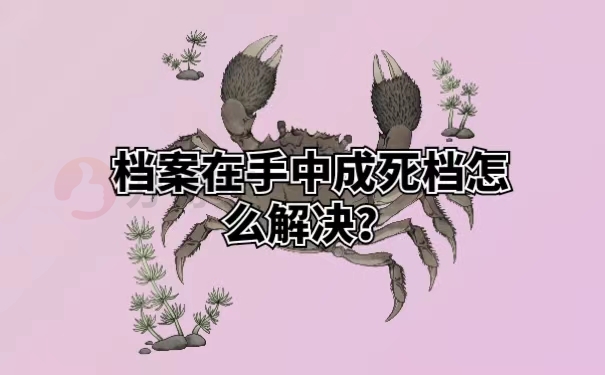 档案在手中成死档怎么解决？