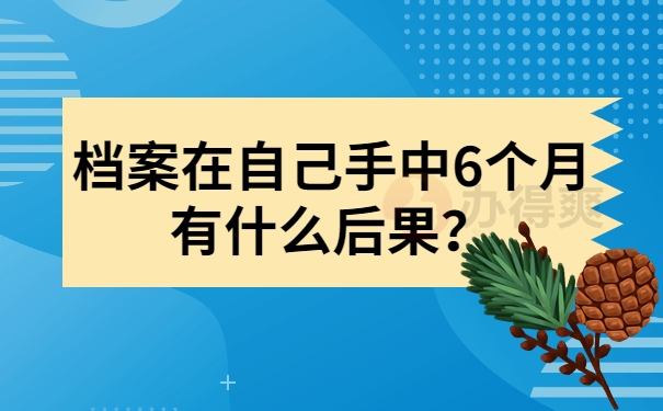 档案在自己手中6个月有什么后果？