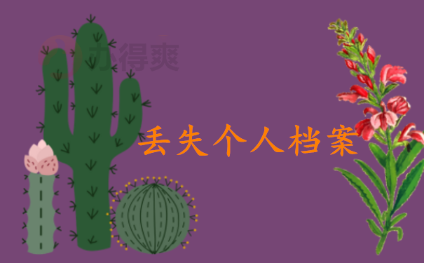 丢失个人档案