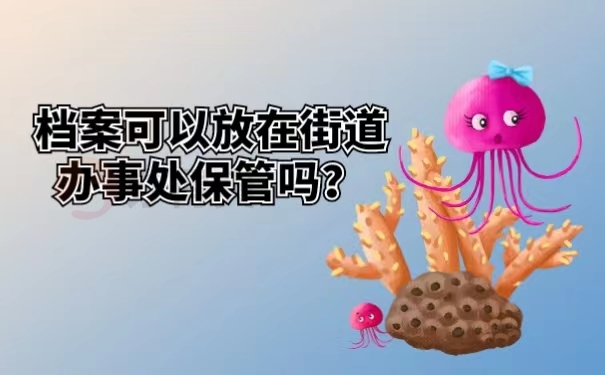 档案可以放在街道办事处保管吗？