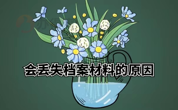 会丢失档案材料的原因