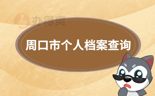 周口市个人档案查询