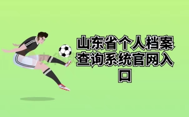 山东省个人档案查询系统官网入口