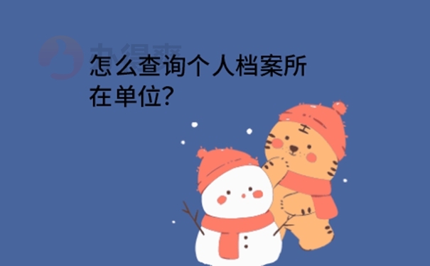 档案怎么查询？