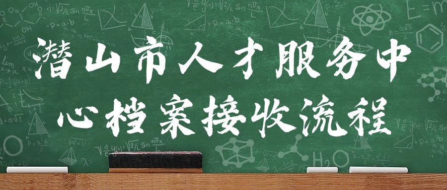 潜山市人才服务中心档案接收流程